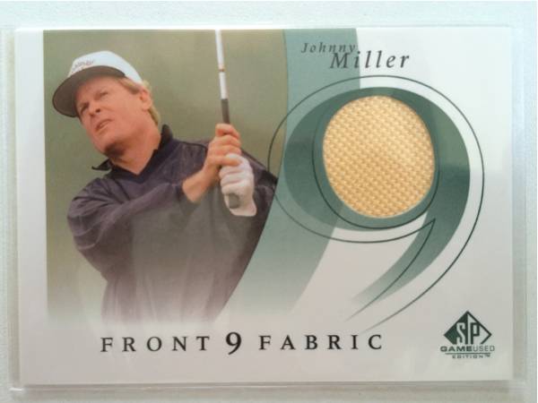 送料込 FRONT9FABRIC Johnny Miller ゴルフ シャツカード_画像1