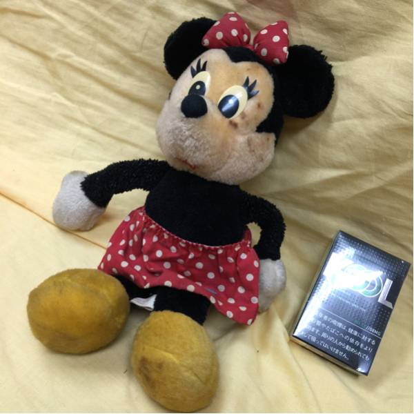  Mini mouse [ antique * soft toy ] with translation liquidation 