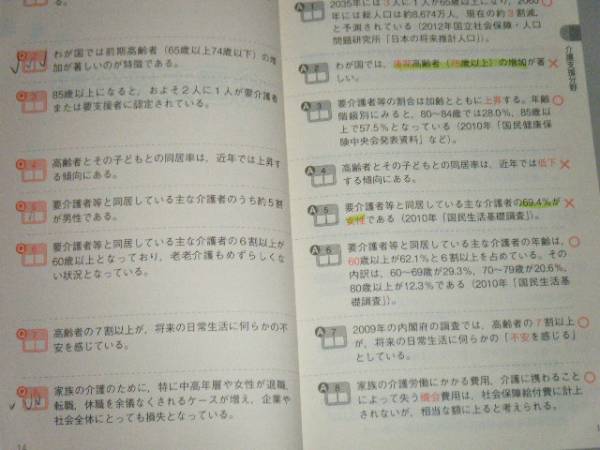 ユーキャンのケアマネージャーこれだけ！一問一答集