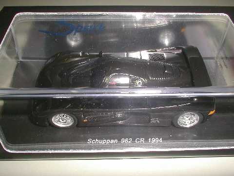 S.M 1/43 Porsche ポルシェ962CR シュパン 1994 (ブラック)