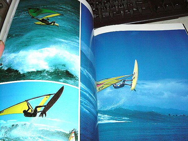 Wind surfing―海を跳ぶ 前野やすし写真集　署名入　リイド社 送料無料_画像3