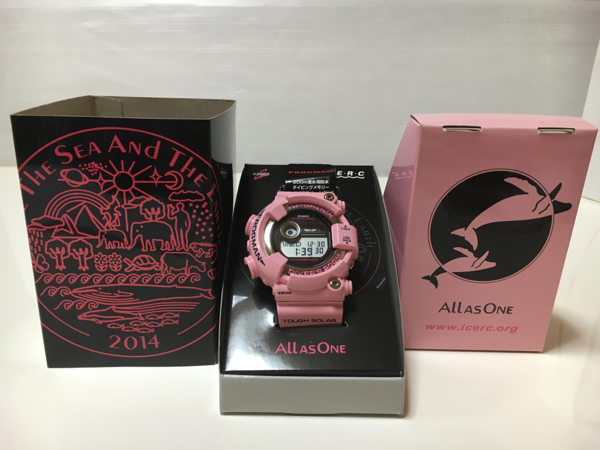 CASIO カシオ G-SHOCK Gショック イルクジ ピンク フロッグマン 2014年 GF-8250K 腕時計 時計 正規品