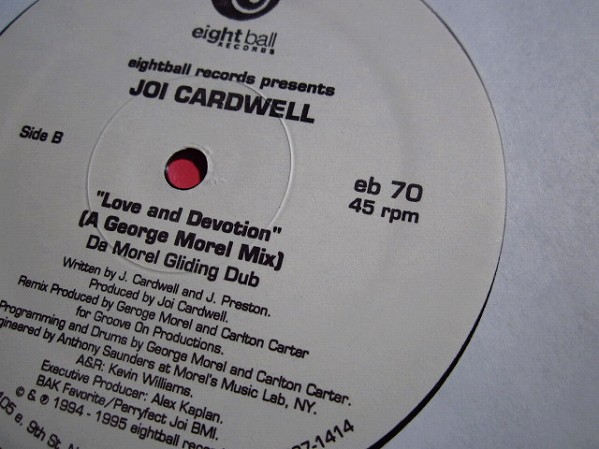 Joi Cardwell / Love And Devotion (The Glide Mixes) 12 VINYL_画像3