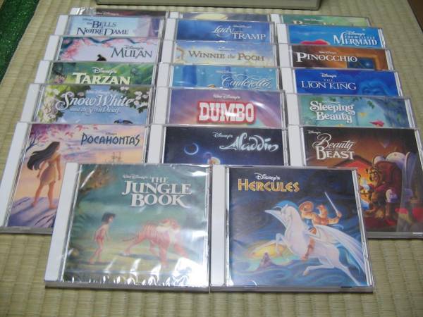  ограничение снят с производства товар * Disney саундтрек специальный BOX CD 20 листов * Mickey Mouse sinterela Beauty and the Beast Mulan Little Mermaid 