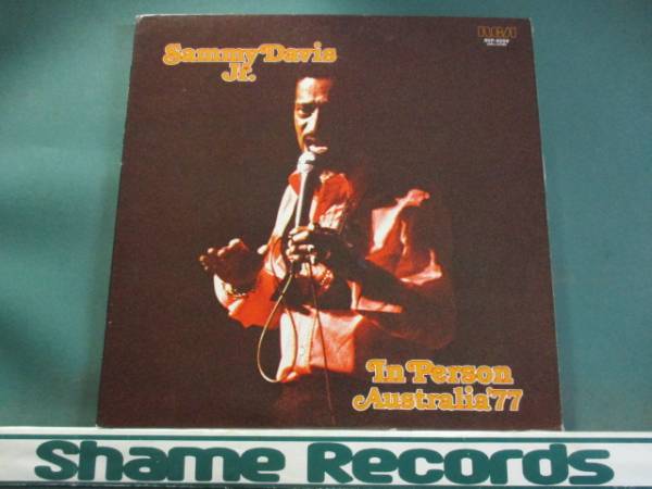 Sammy Davis Jr. - In Person Australia '77 // 5点送料無料 LP_画像1