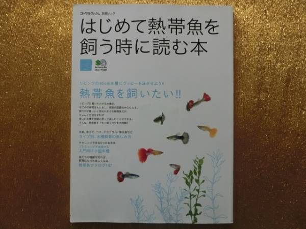 ◆はじめて熱帯魚を飼うときに読む本◆入門向け小型水槽◆_画像1