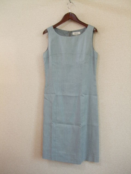 SCAPA light blue cotton flax One-piece + jacket setup (USED)70515②MP