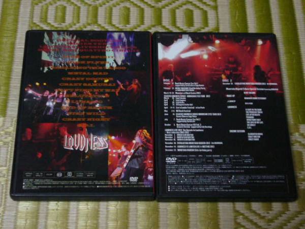 【送料無料】 ラウドネス LIVE DVD 2枚 ② / LOUDNESS　高埼 晃_画像2