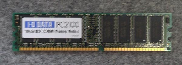 I-O DATA DR266-256M 256MB 184p PC2100(Macで使用)_画像1