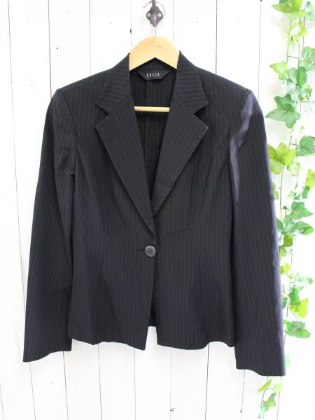 *BOSCH Bosch * полоса tailored jacket M сделано в Японии 