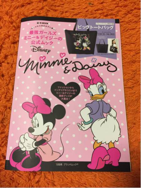 DISNEY Minnie & Daisy e-book 公式ムック 付録なし 宝島社_画像1
