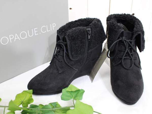  new goods *ope-k dot clip * race up boa bootie -23.0