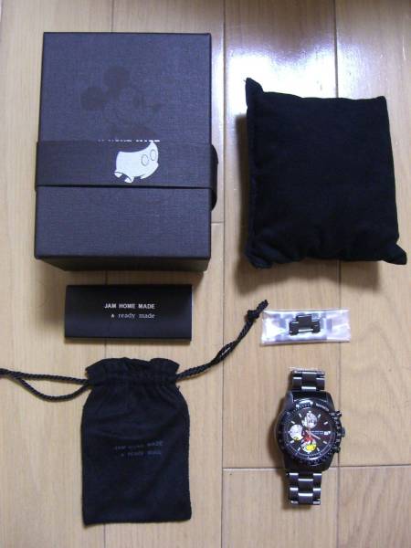 ◆JAM HOME MADE◇SHIPS◆SECRET MICKEY WATCH　BLACK ブラック_全体写真