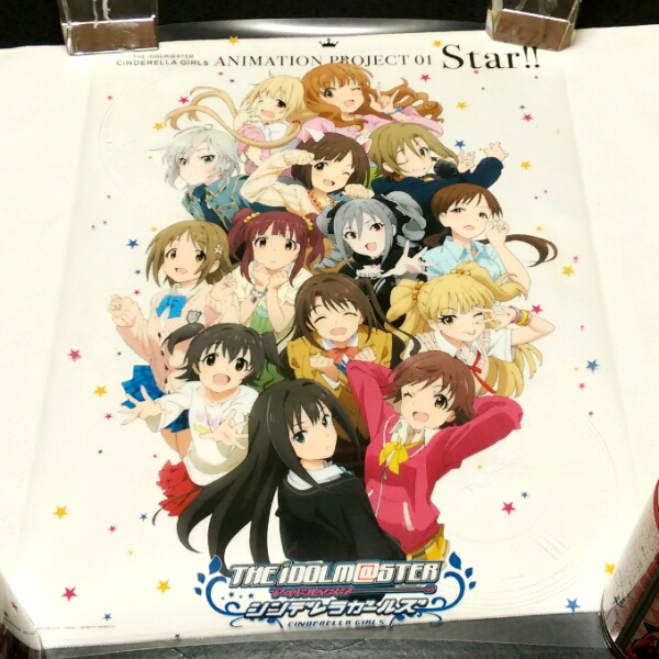  The Idol Master Star! clear poster THE IDOLM@STER goods 