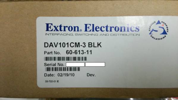 * новый товар *EXTRON MAAP type RGB кабель возмещение контейнер DAV101CM-3