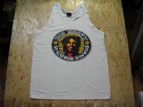 新品★レゲエタンクトップＬ BOB MARLEYラスタピース933