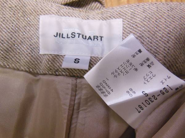  прекрасный товар *JILLSTUART Jill Stuart * ламе tuck шорты S