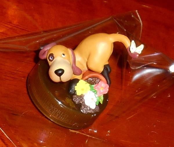 ★犬と蝶 マスコット 1個