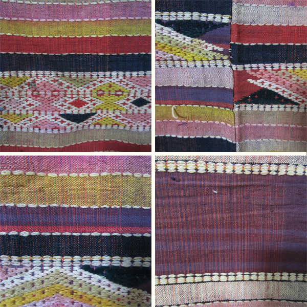 美品★100年前のラオスの古布　11　アンティーク刺繍布