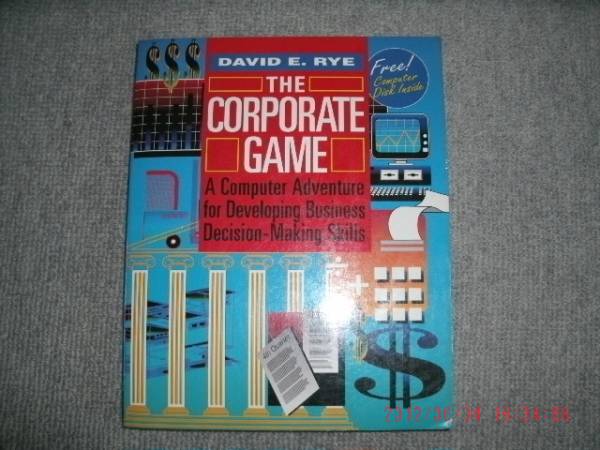 The Corporate Game: A Computer Adventure 英語　中古良書！！_実物画像です。