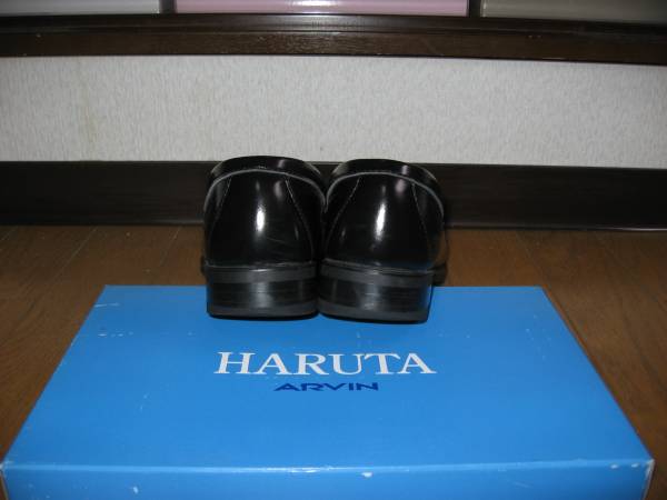 ★學(xué)校指定のHARUTA（ハルタ）ARVINのローファー黒24.5cm★