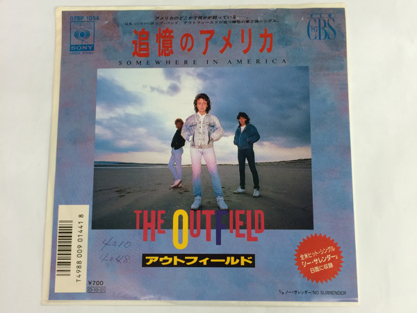 7005/THE OUTFIELD /Somewhere In America/國(guó)內(nèi) DJ-Copy
