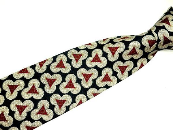  new goods ultra rare! * brand necktie * FRANCO BASSI * franc kobasi*. what . total pattern * dark blue multicolor series * free shipping!!