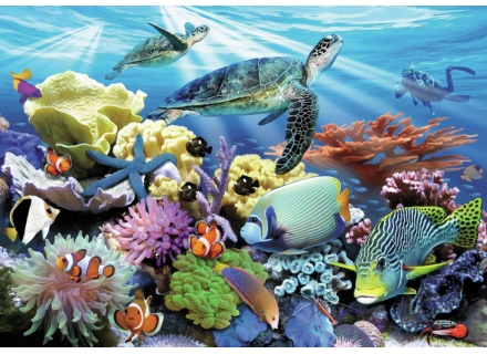 (500-8374) 500ピース 木製ジグソーパズル イギリス輸入● サンゴ礁ライフ ♪スペシャルピース♪