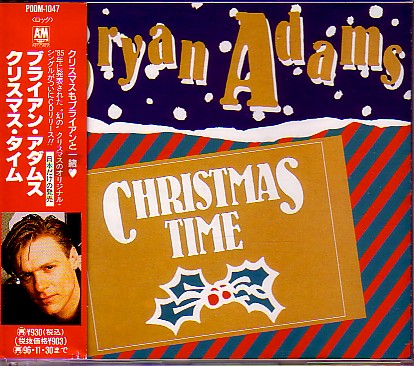 送料込即決　ブライアンアダムスCD「CHRISTMAS TIME/クリスマスタイム」BRYAN ADAMS日本盤PODM-1047帯付中古_画像1