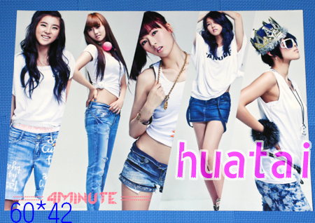 4Minute 4Minutes 1集 For Muzik 告知ポスター_画像1