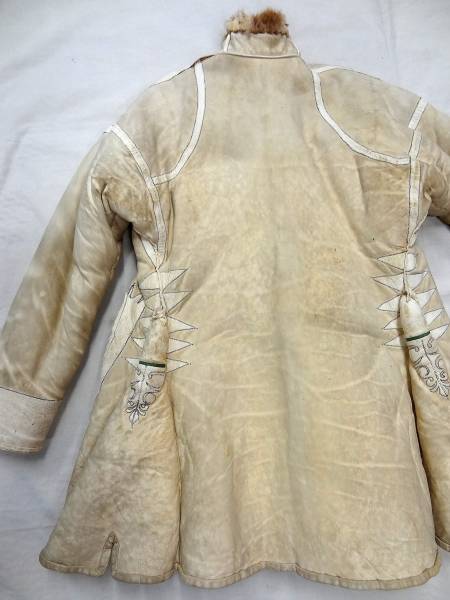  Vintage 1900S первый голова Северная Европа этнический раса вышивка neitib мутоновое пальто жакет фольклор p Limitee .b редкость Mu jiam