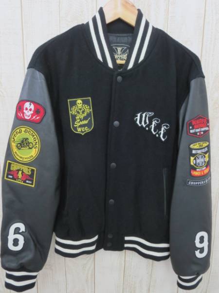 ◆/ 未使用 WESTCOAST CHOPPER スタジャン ライダースジャケットL