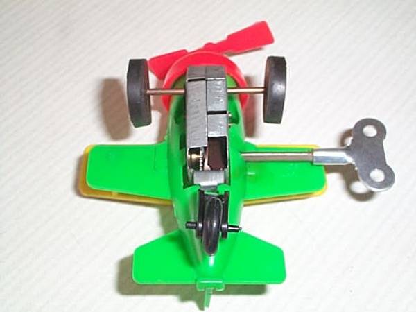 DＵＲＨＡＭ　【プロペラ飛行機(jī)、復(fù)葉機(jī)】金屬ゼンマイ 付き