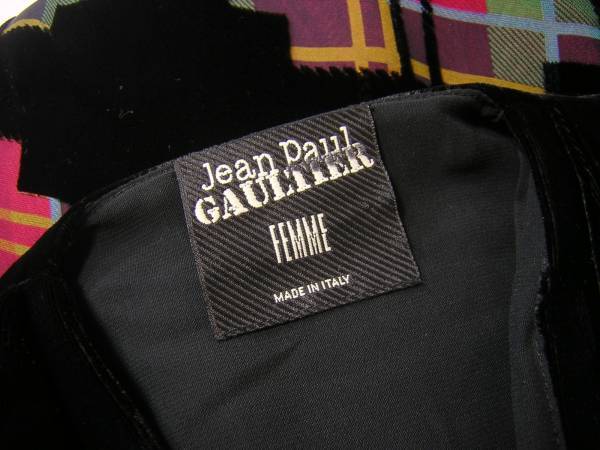 Jean Paul GAULTIER Jean paul (pole) * Gaultier FEMME Италия производства bell спальное место платье One-piece 