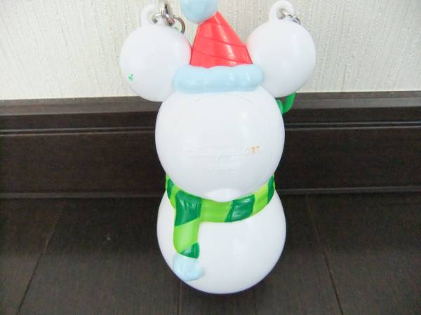 TDL ディズニーランド クリスマス スノーマン スノースノー ミッキー ミニスナックケース お菓子 スーベニア ケース 雪だるま
