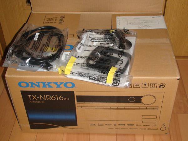 ONKYO　7.1ch対応AVアンプ　TX-NR616-S シルバー スピーカー付