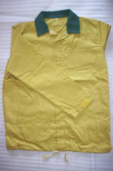 【激安！】 作業服（カラシ色）Ｌサイズ・3着で、日本製・新品未使用品_追加可能です。