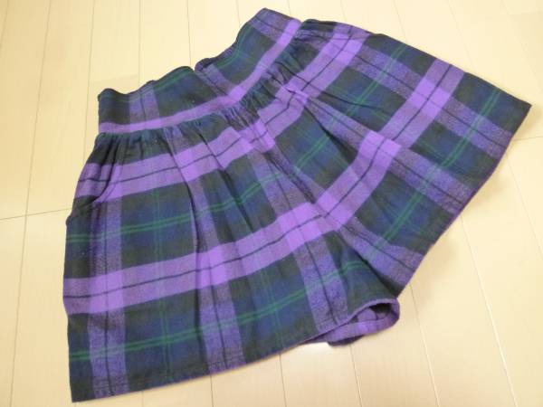 LOWRYSFARM Lowrys Farm # check pattern culotte skirt 23