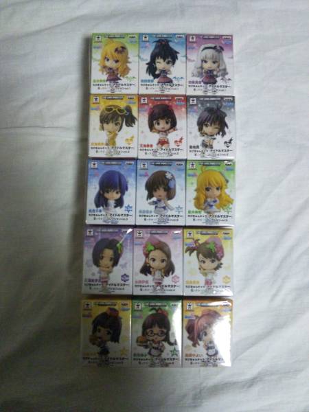 ちびきゅんキャラ アイドルマスター 生っすか 全15種 コンプ ちびきゅんキャラ アイドルマスター 生っすか 全15種 コンプ