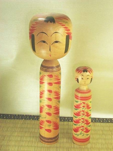●ペア＊伝統こけし●『遠刈田/佐藤忠作』