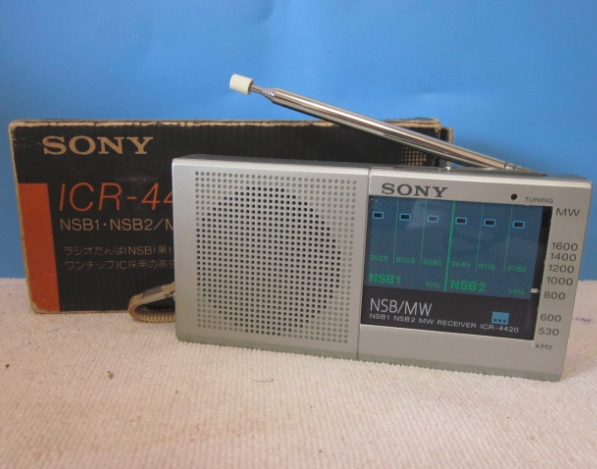 Yahoo!オークション - SONY ICR-4420 ラジオたんぱ受信専用 Yahoo!オークション - SONY ICR-4420 ラジオたんぱ受信専用