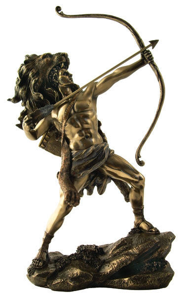  смычок ... Hercules изображение bronze изображение Греция миф скульптура украшение произведение искусства 