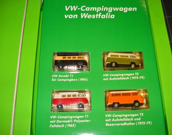 ドイツ BREKINA製、VW T1 トランスポーター １/87 コレクション
