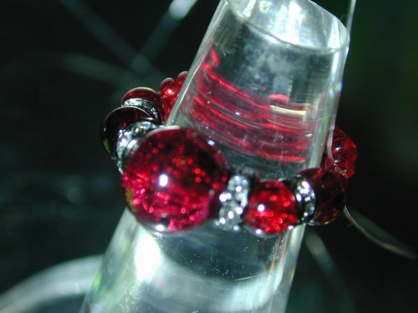 *** crack ruby z. long Dell ring red * new goods ***