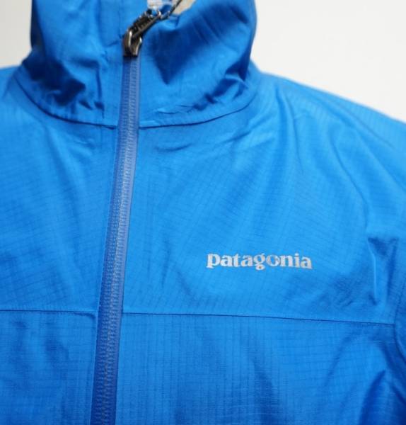 パタゴニア Light Flyer JKT ゴアテックス 青 (M) 新品 GORE-TEX patagonia ライトフライヤー ランニング トレイル マラソン ジョギング_画像2