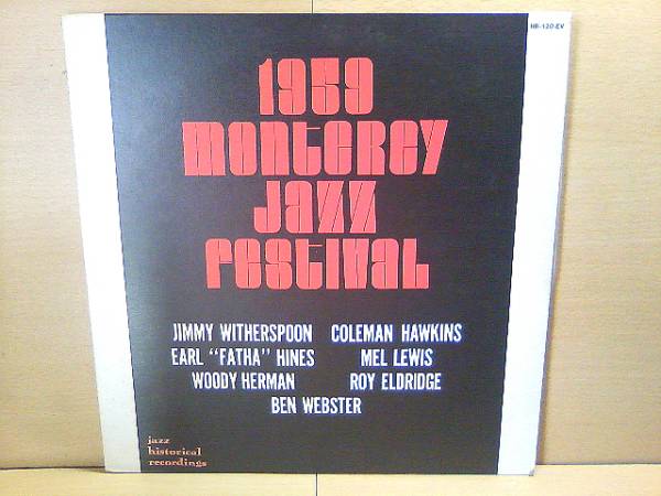 V.A.(JimmyWitherspoon, EarlHines etc.)/1959 Monterey Jazz Festivalモントレー・ジャズ・フェスティヴァル/LP_画像1