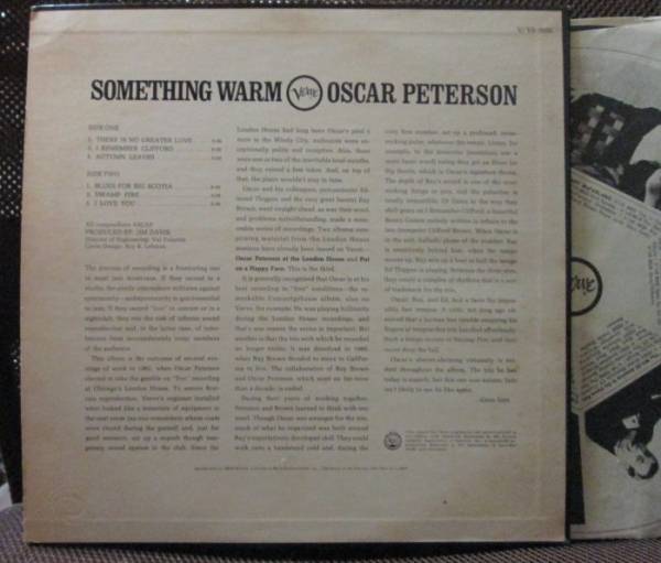 OSCAR PETERSON/SOMETHING WARM/_画像2