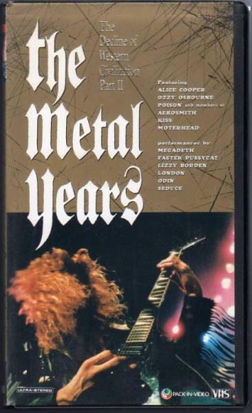 【1980年代当時品】VHSビデオ★the metal years ザ・メタル・イヤーズ_画像1