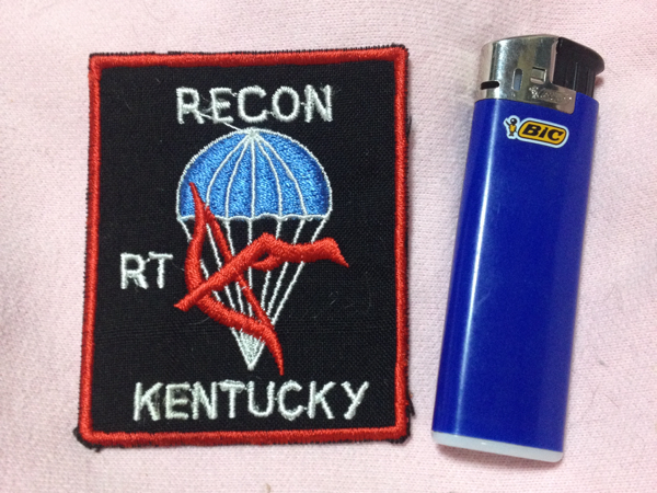 米軍 ベトナム戦 リーコンカラー パッチ kentucky_画像3