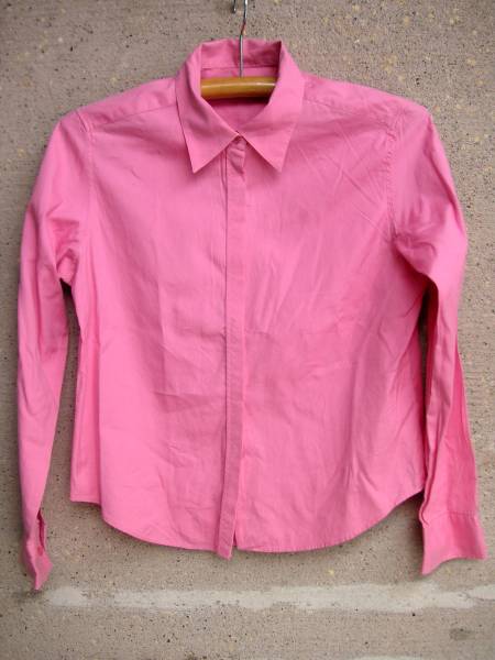 Ray BEAMS Beams cotton shirt pink 